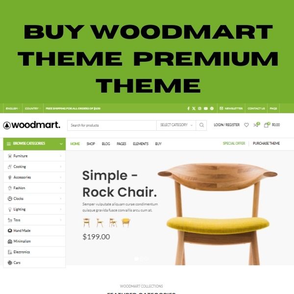 Buy woodmart premium wordpress theme