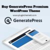 Buy GeneratePress Premium WordPress Theme-pluginthemeit