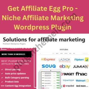 Get Affiliate Egg Pro - Niche Affiliate Marketing Wordpress Plugin